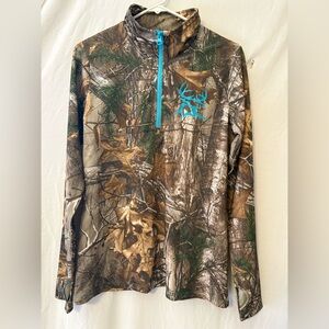 Realtree Camouflage Jacket with Blue Accents